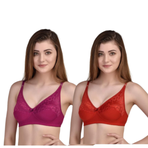 cotton net bra